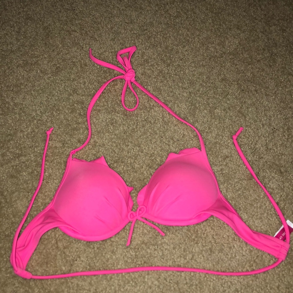 Victoria’s Secret Hot Pink Push Up Bikini Top